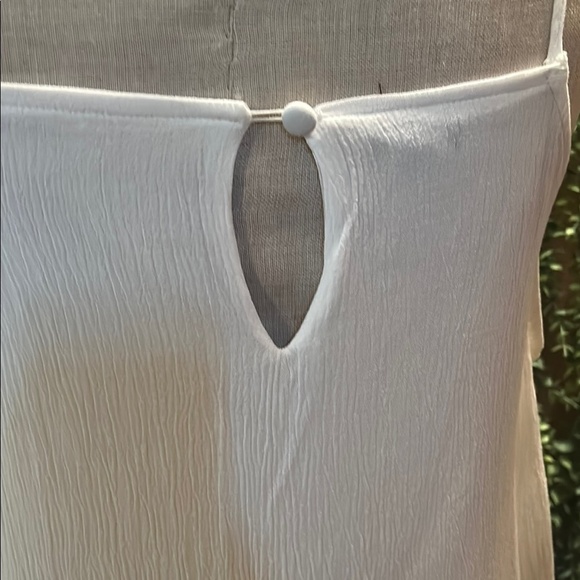 White Cold Shoulder Dress - Picture 4 of 5